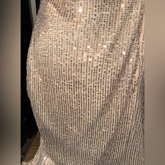 Stunning Gold Sequin Maxi Dress by Giffniseti - Picture 10 of 12